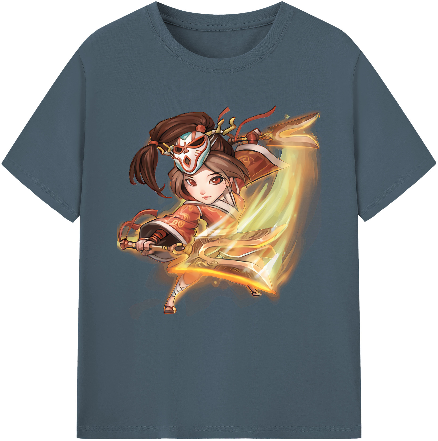リーグ・オブ・レジェンド League of Legends LOL 綿100％半袖Tシャツ（フロントプリント）
